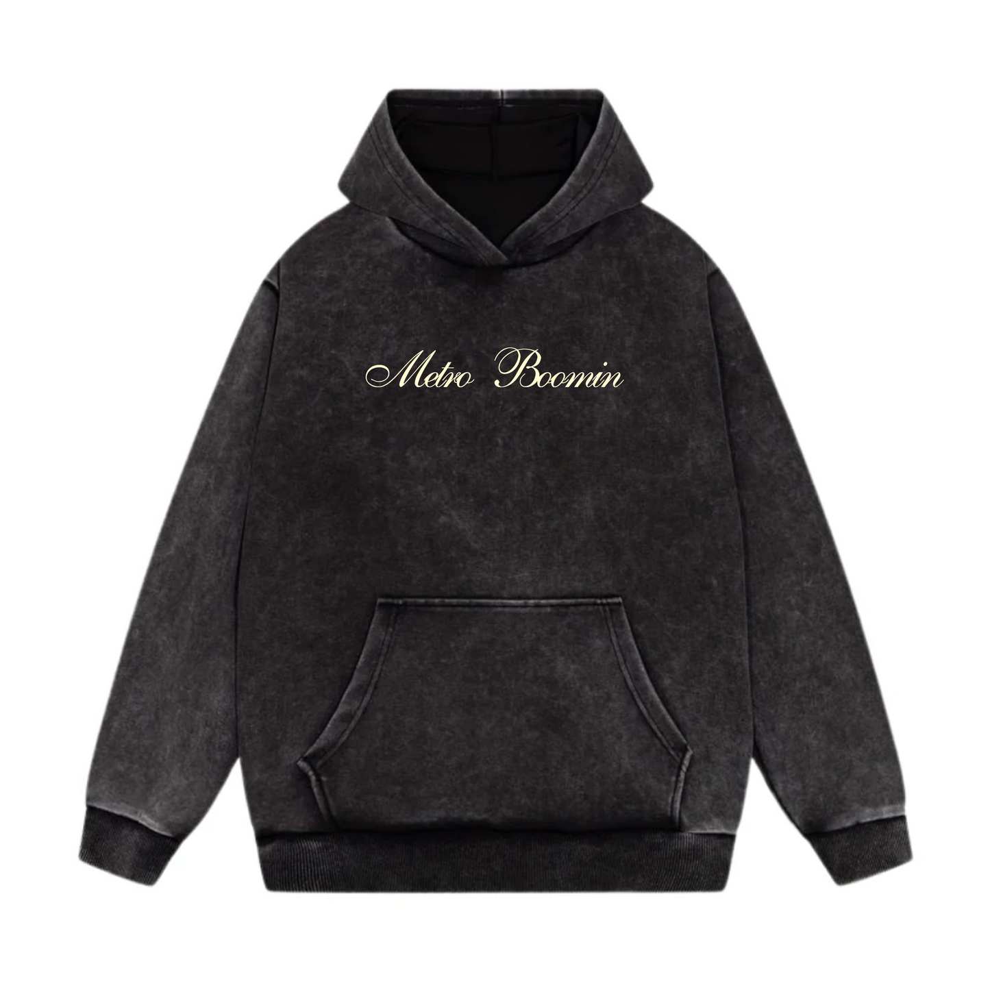 Metro Boomin Acid Wash oversized Hoodie