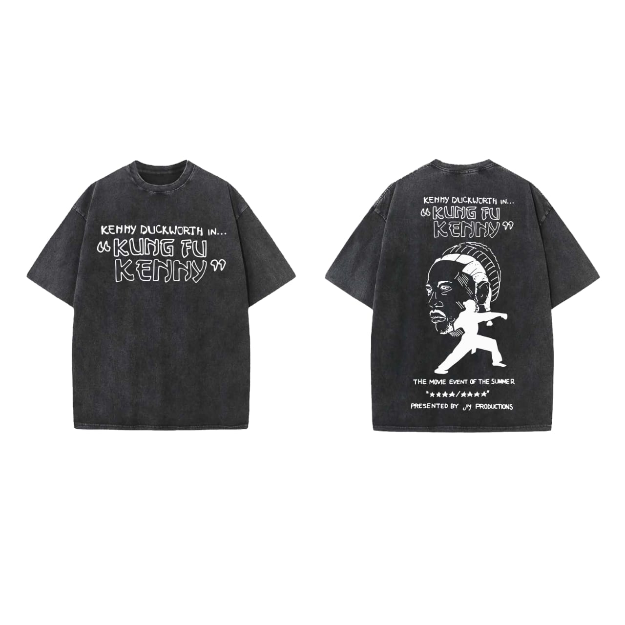 Kung Fu Kenny Designed Vintage Oversized T-shirt