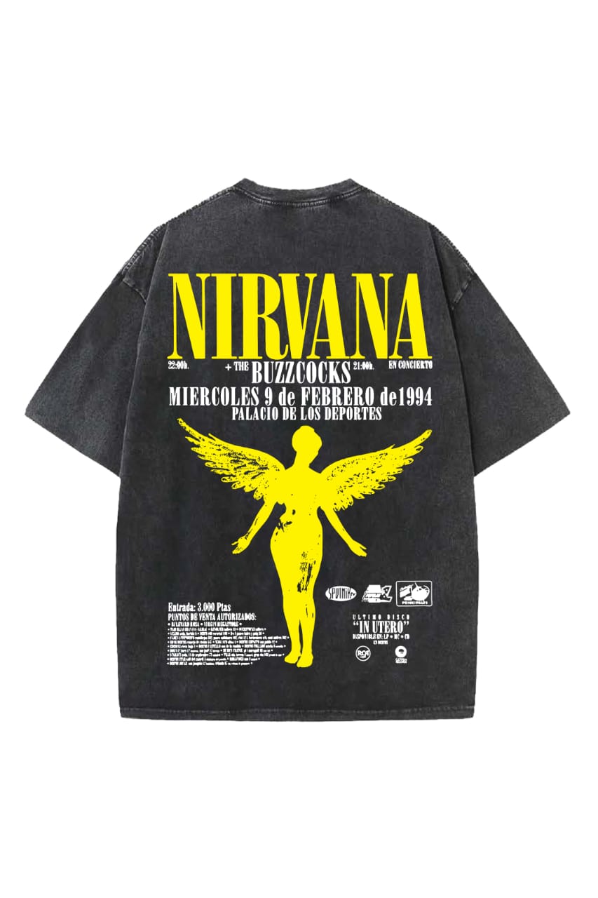 Nirvana Designed Vintage Oversized T-shirt