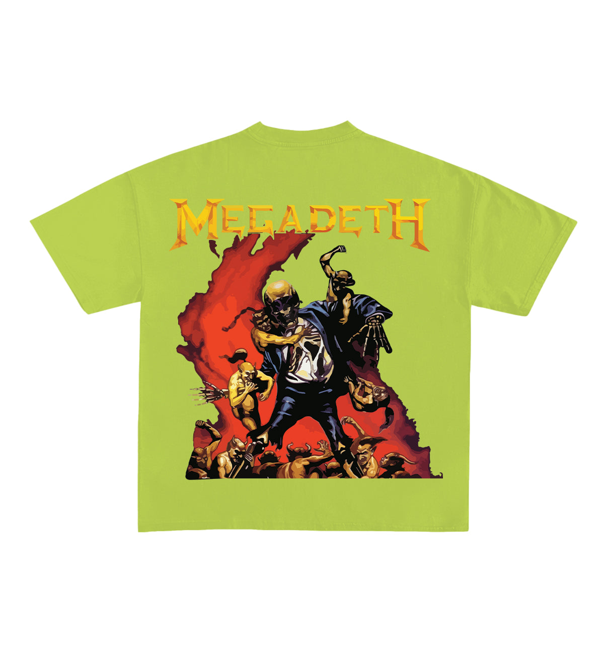 Megadeth Designed Oversized Tee