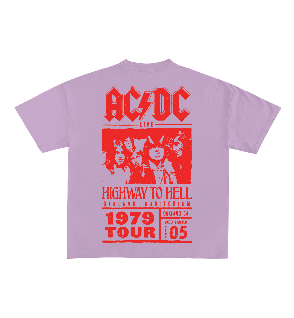 AC/DC Designed Oversized Tee