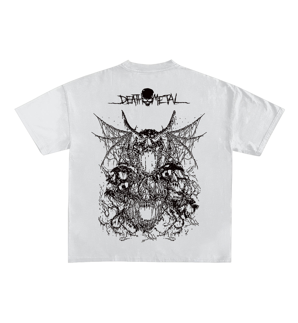 Death metal Designed Oversized Tee