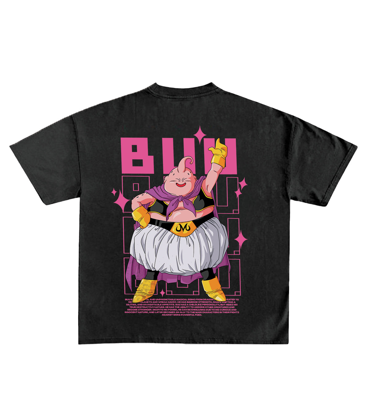 Majin Buu Designed Oversized T-Shirt