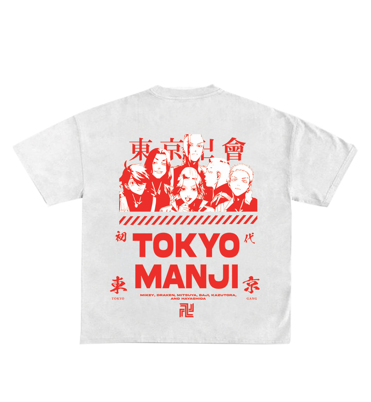 Tokyo Manji Designed Oversized Tee