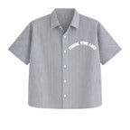 Praise Lord Stripe Oversized Shirt