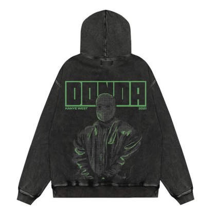 Donda Acid Wash oversized Hoodie