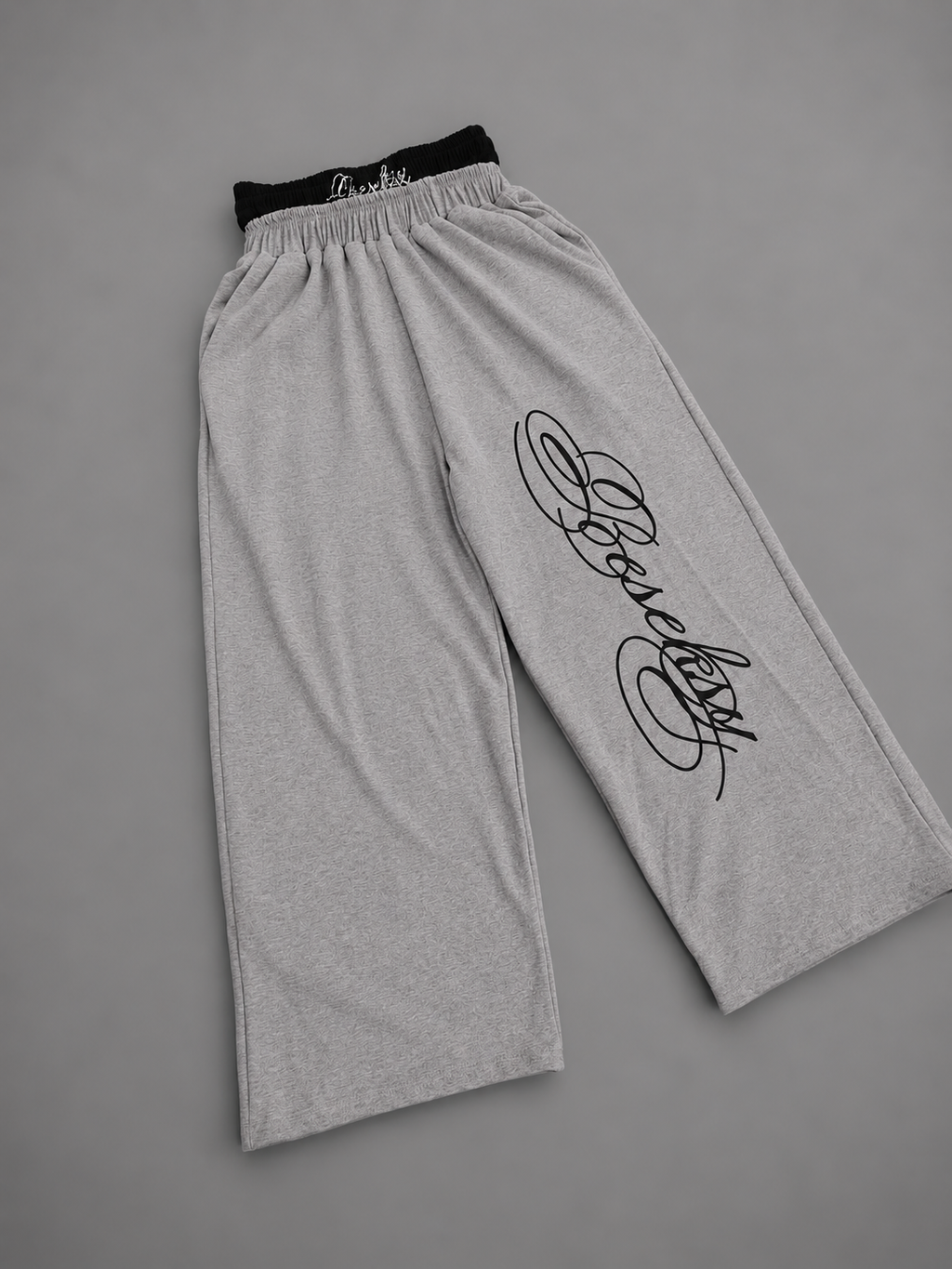 Scriptline Grey Baggy Pants