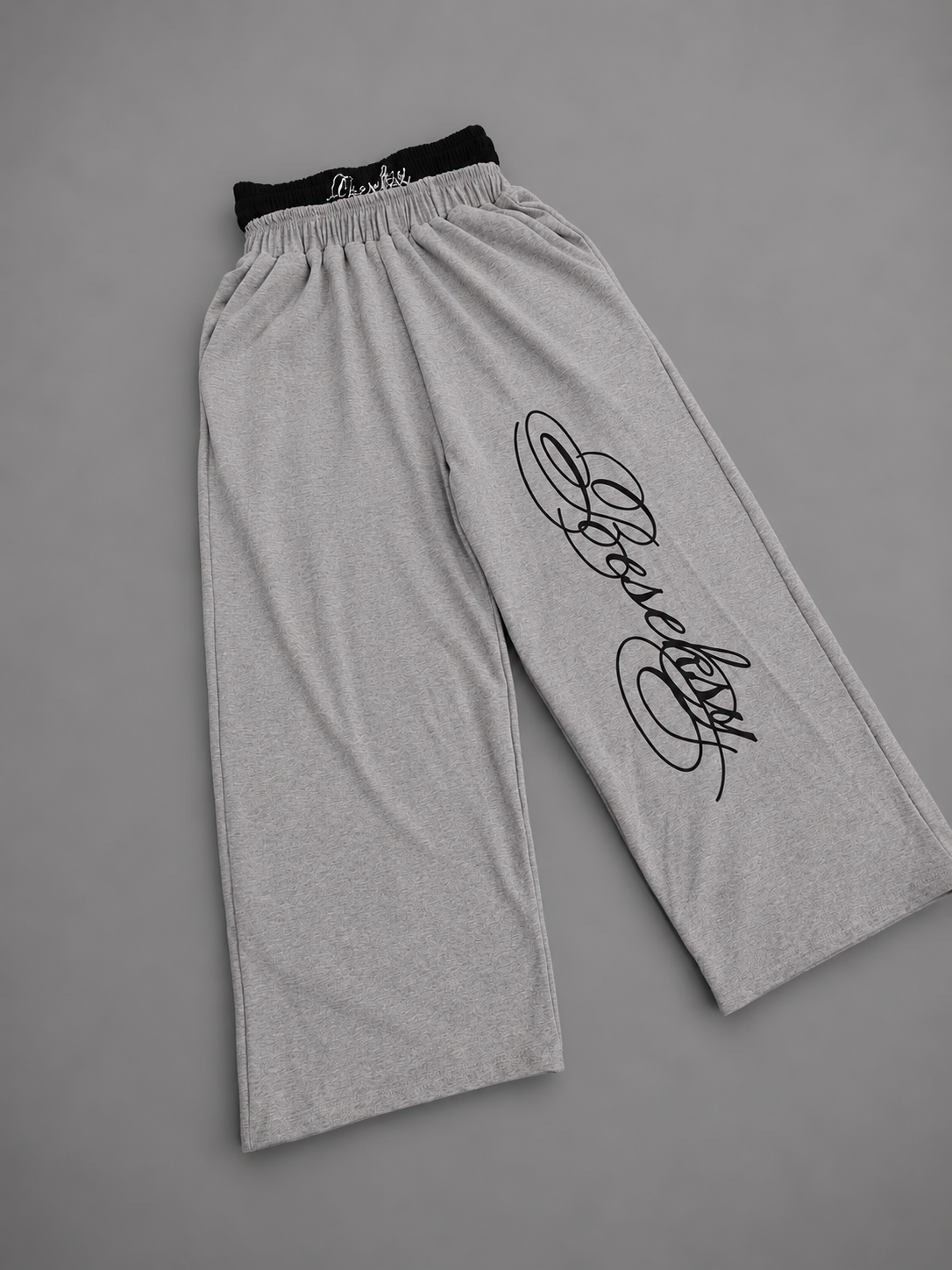 Scriptline Grey Baggy Pants