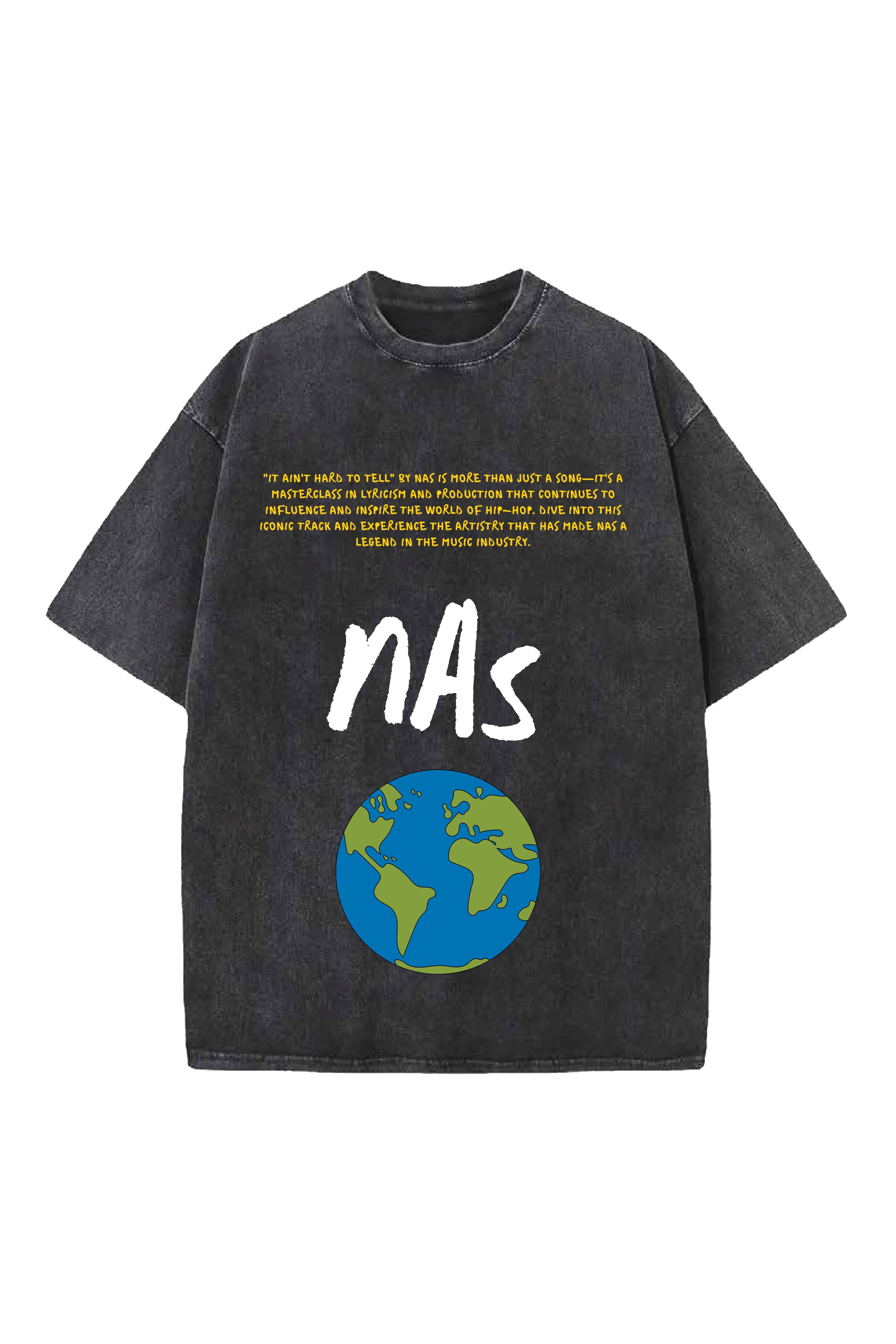 nAs It Ain't Hard To Tell Designed Oversized T-shirt