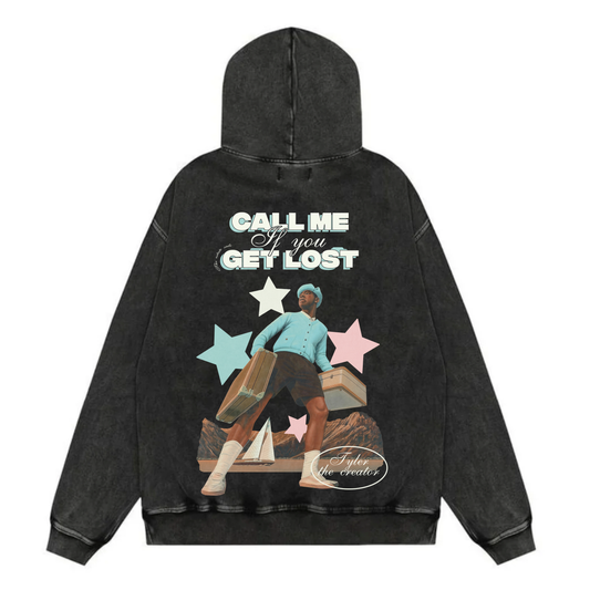 Tyler The Creator Acid Wash oversized Hoodie