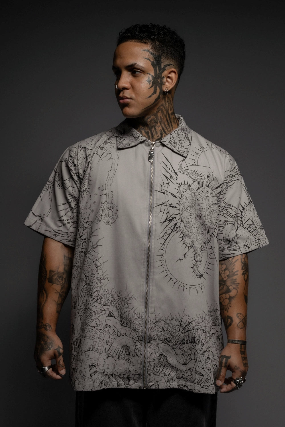 Hexvoid Zipper Tee