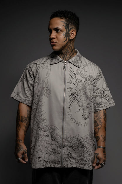 Hexvoid Zipper Tee