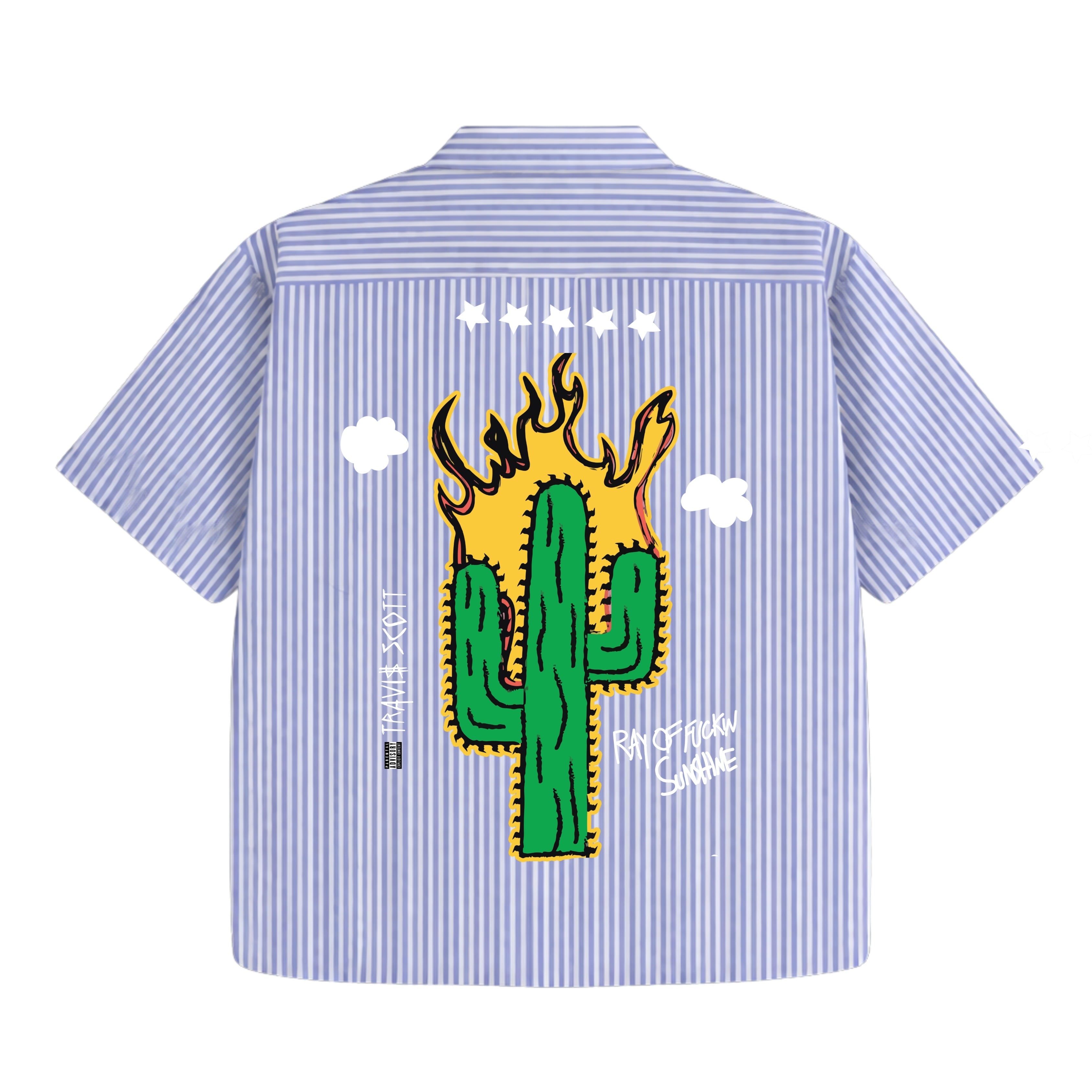 Jackboys Cactus Stripe Oversized Shirt