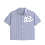 King Everything Stripe Oversized Shirt