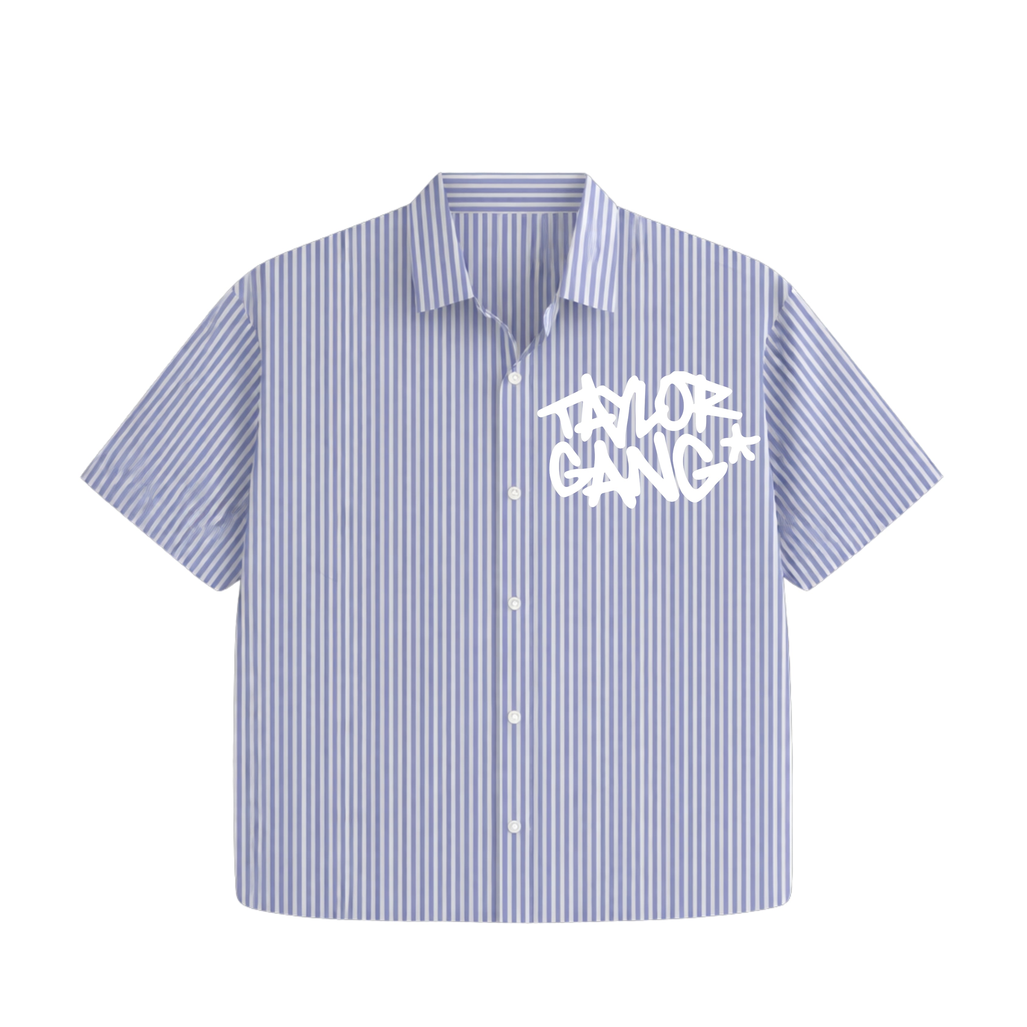 King Everything Stripe Oversized Shirt