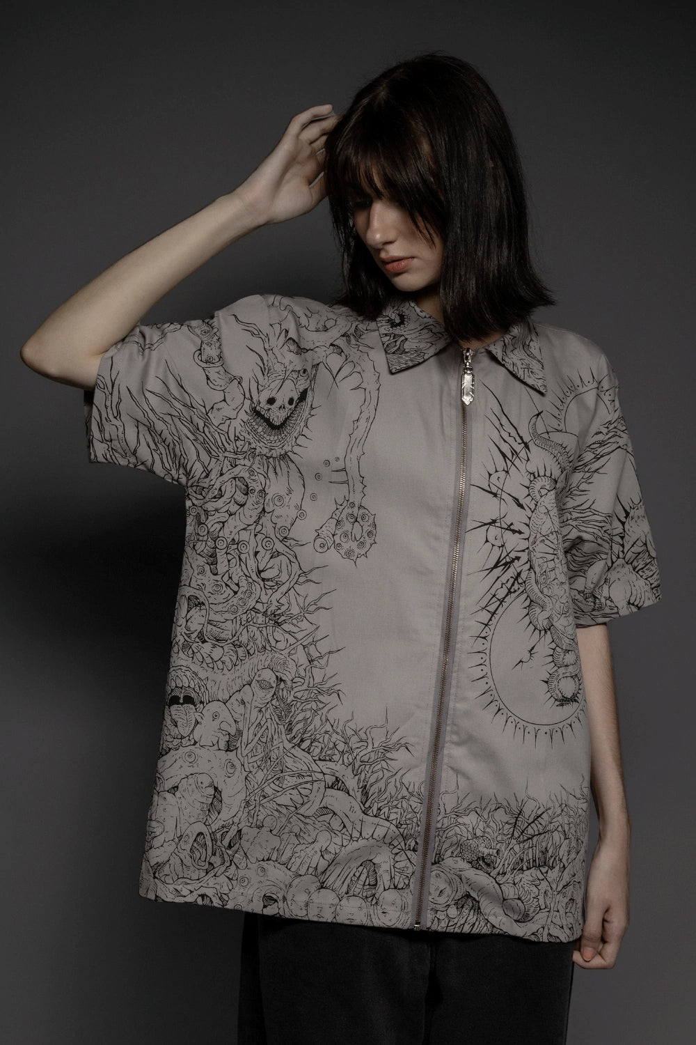 Hexvoid Zipper Tee