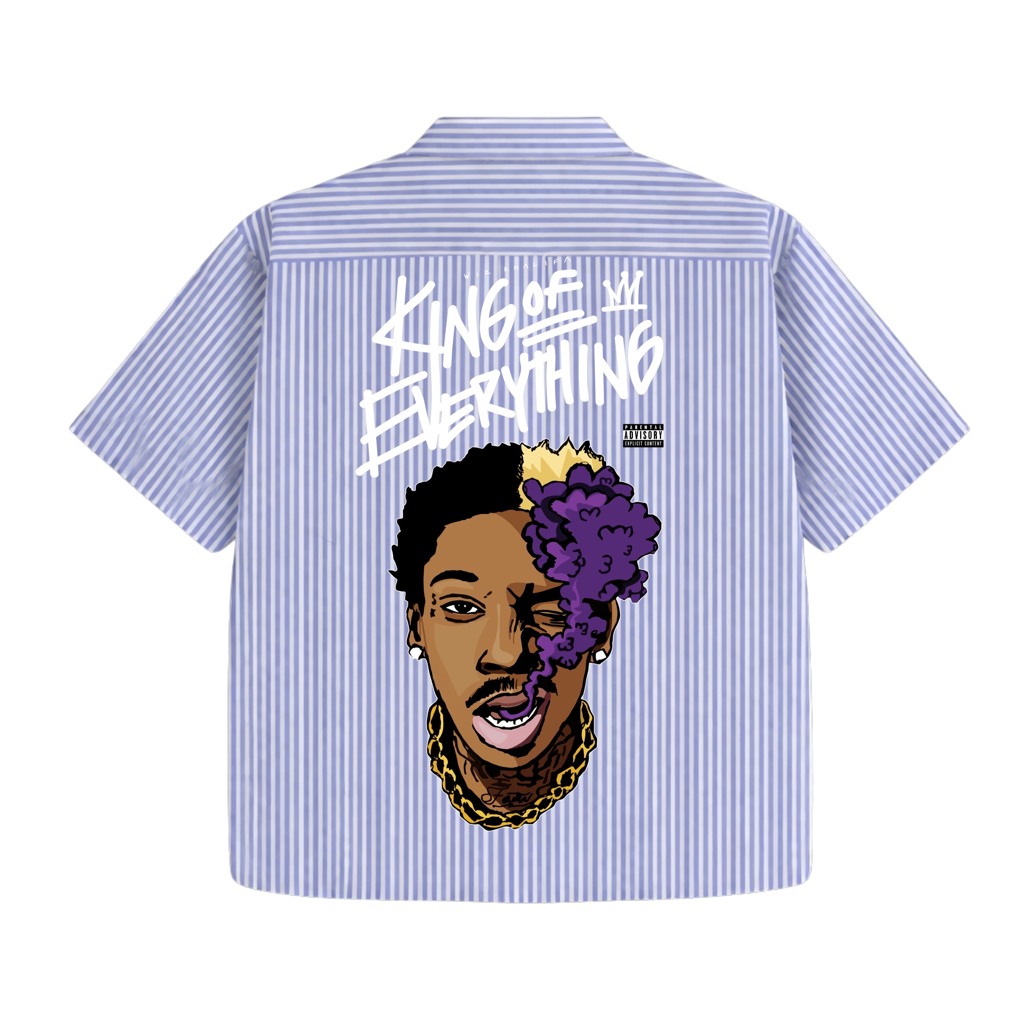 King Everything Stripe Oversized Shirt