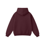 Wine Red Oversized Hoodie