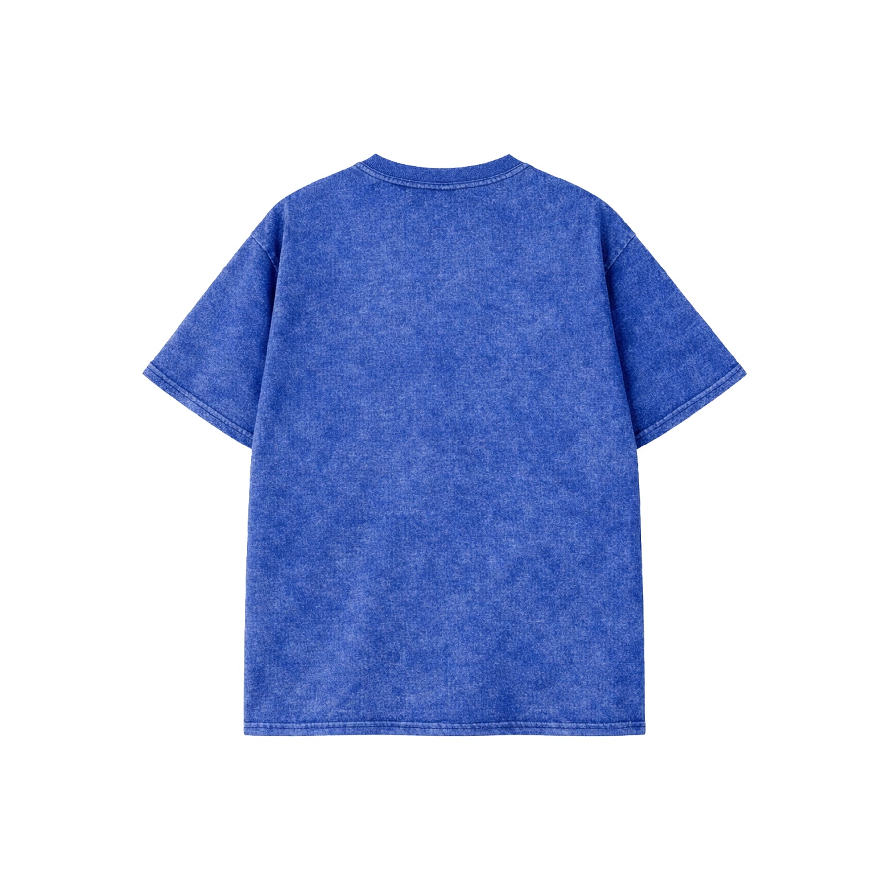 Blue Acid Wash Oversized Tee