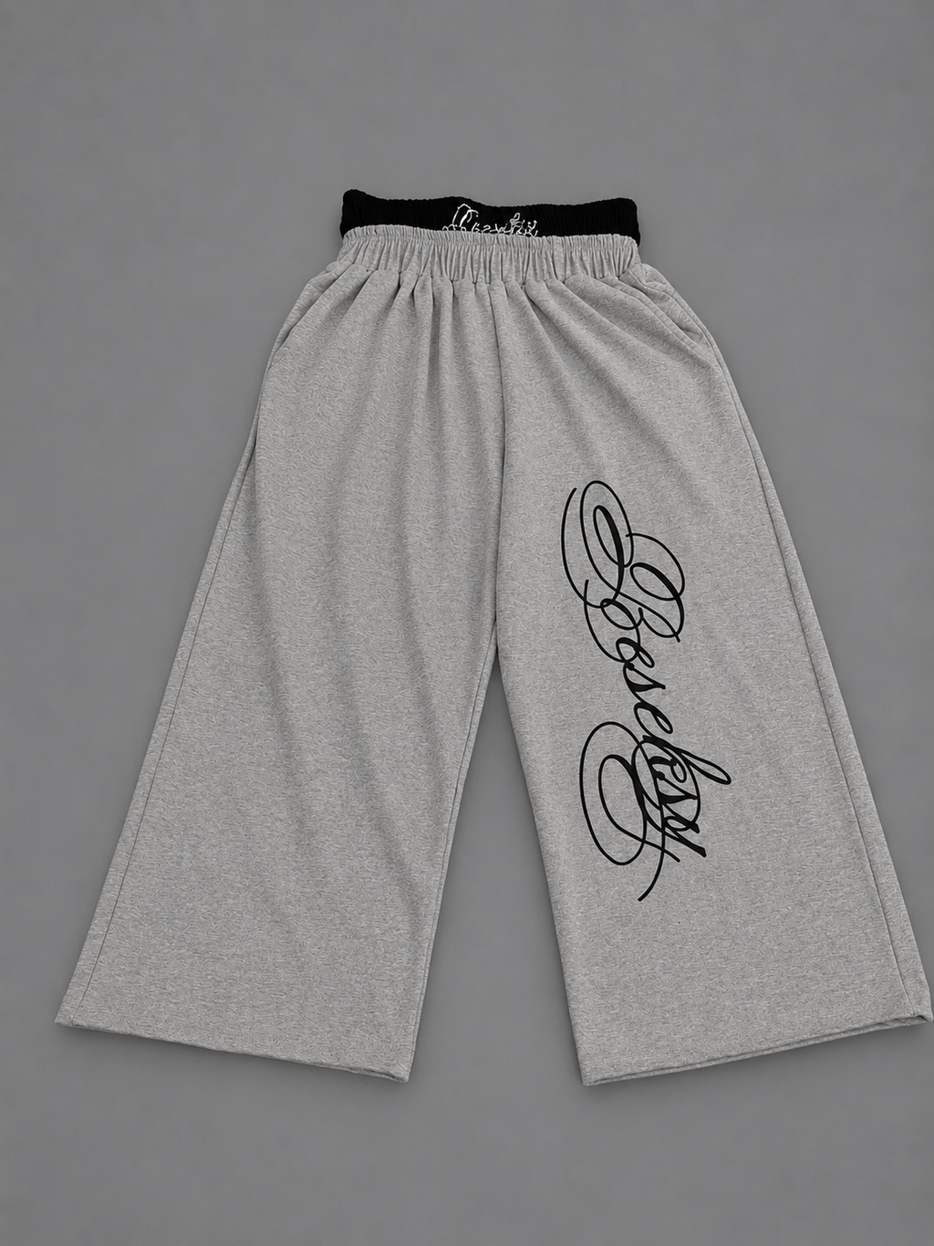 Scriptline Grey Baggy Pants