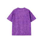 Purple Acid Wash Oversized Tee