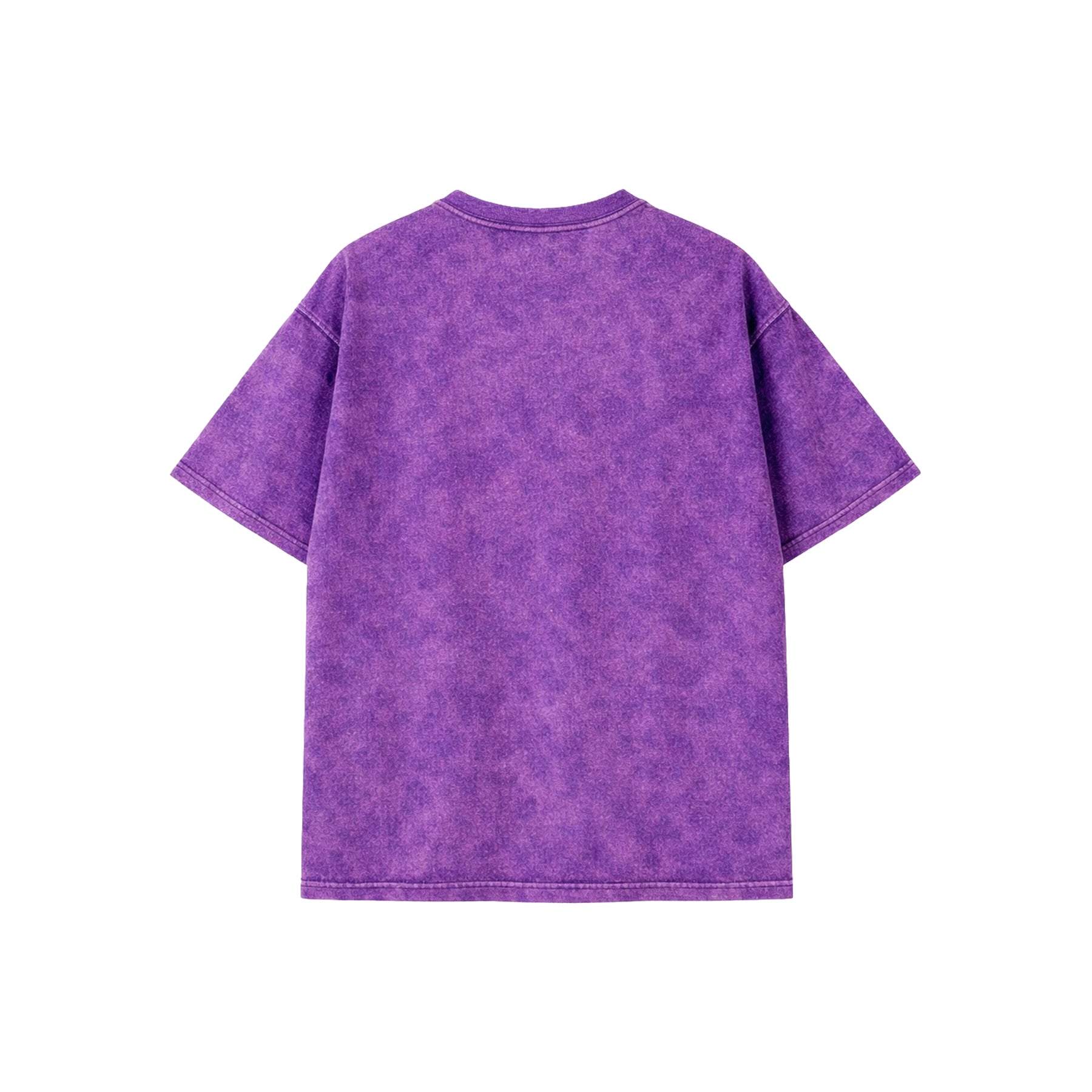 Purple Acid Wash Oversized Tee