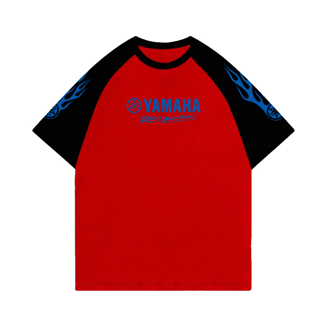 R15 Track Flame Oversized Tee