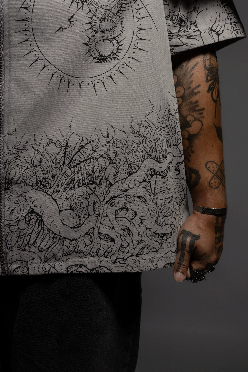 Hexvoid Zipper Tee