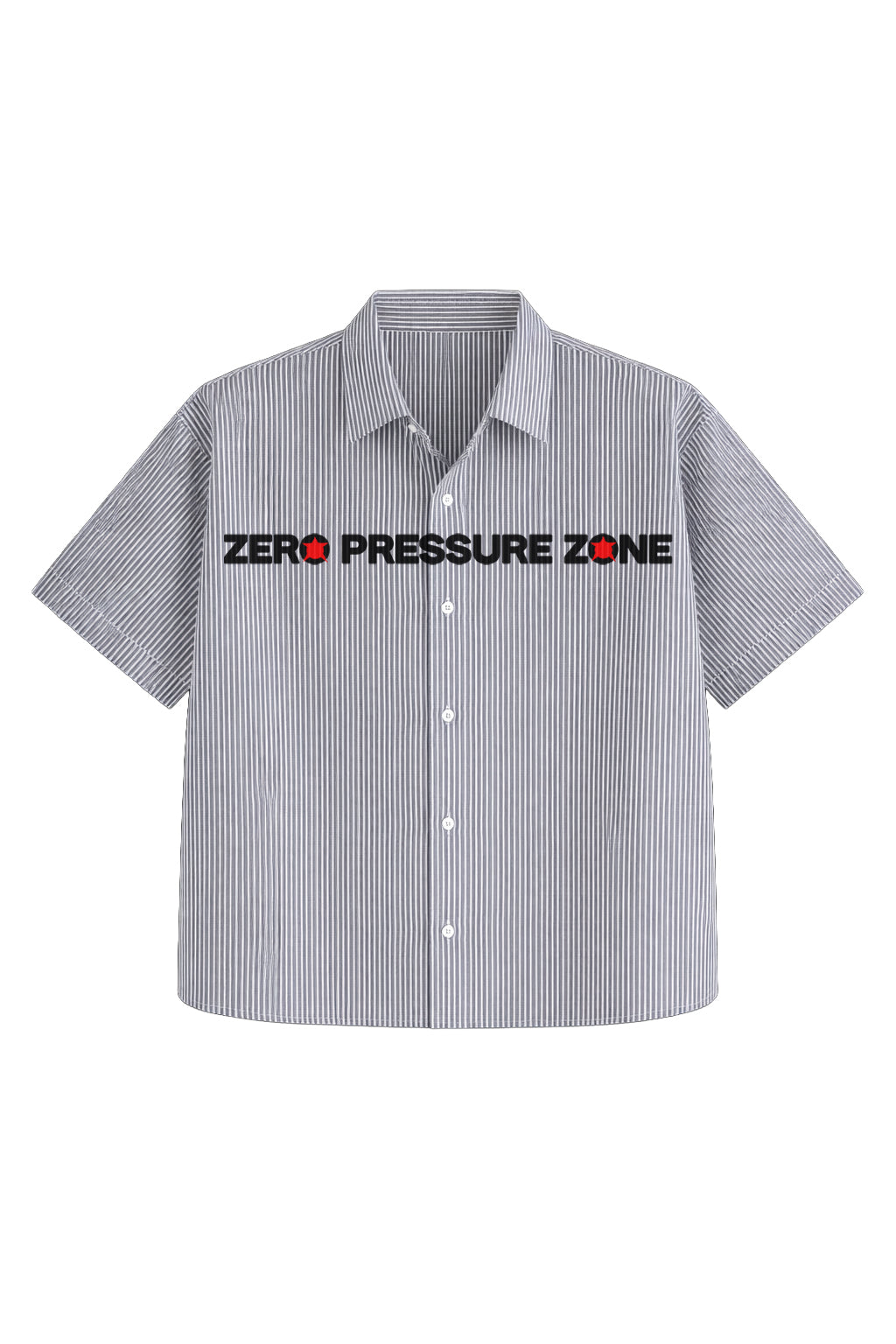 Grey Signal Oversized Shirt