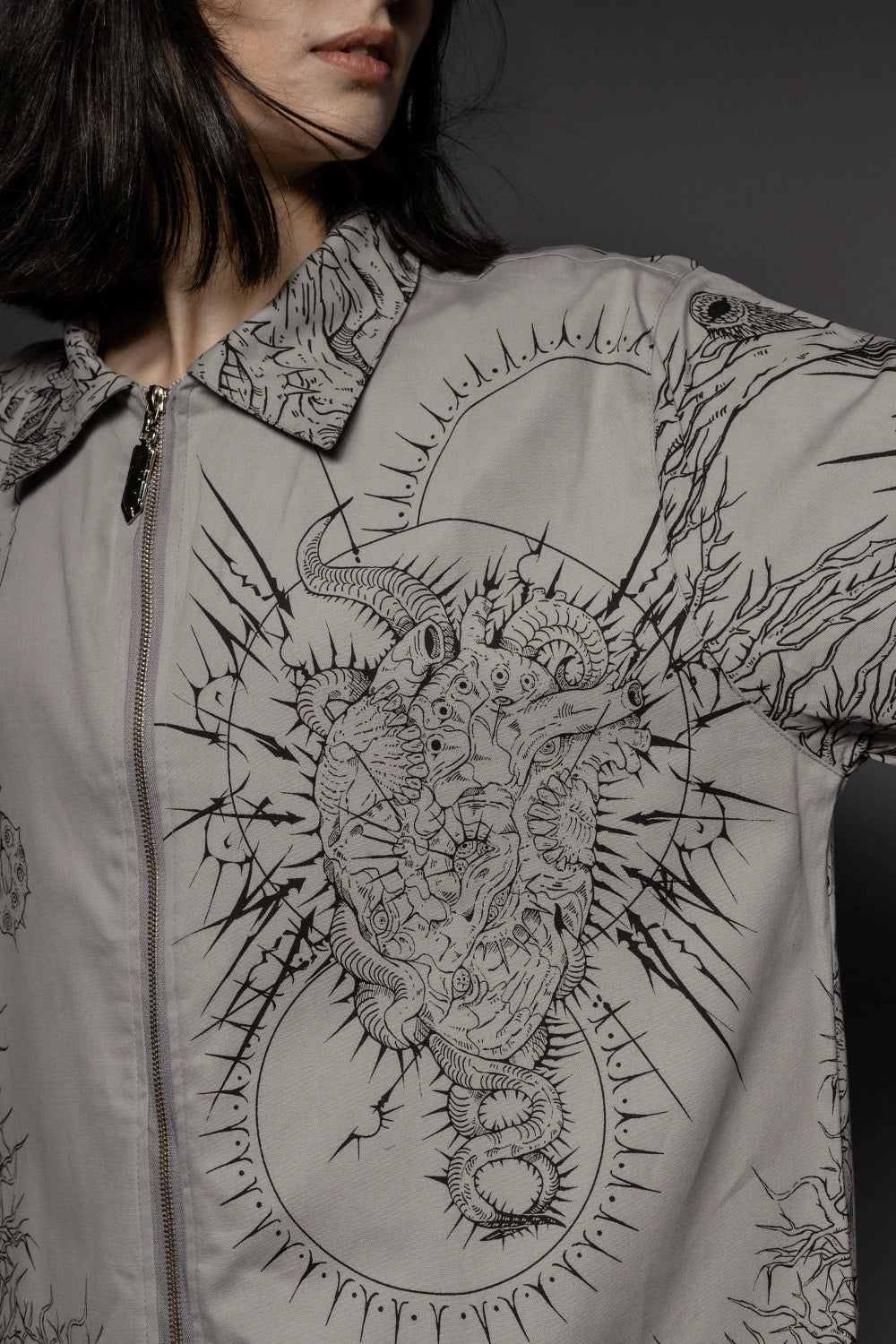 Hexvoid Zipper Tee