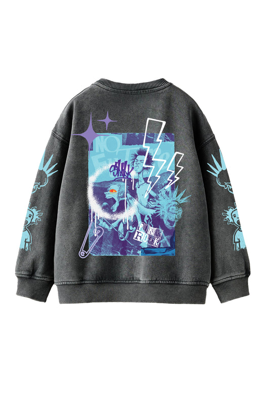 Sex Pistols Designed Oversized Sweatshirt