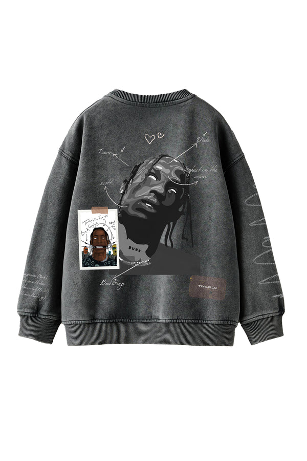 Travis Scott Designed Oversized Sweatshirt