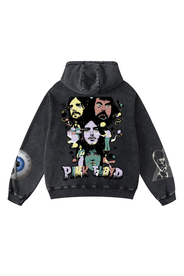 Pink Floyd Designed Oversized Hoodie