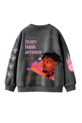 21 Savage Designed Oversized Sweatshirt