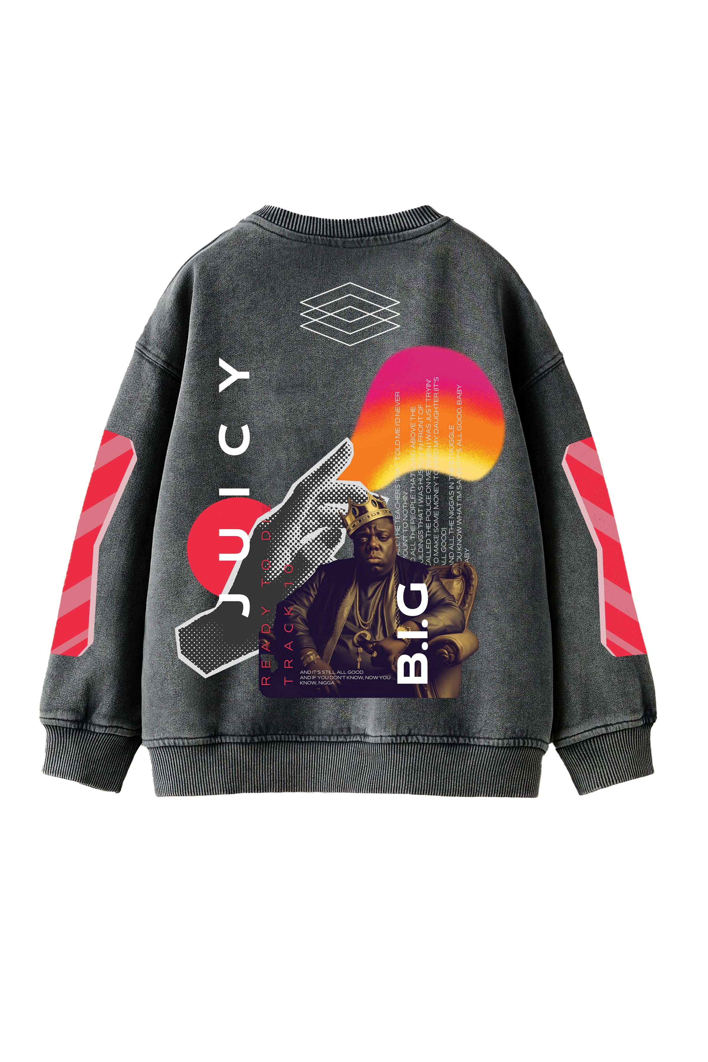 B.I.G. Designed Oversized Sweatshirt