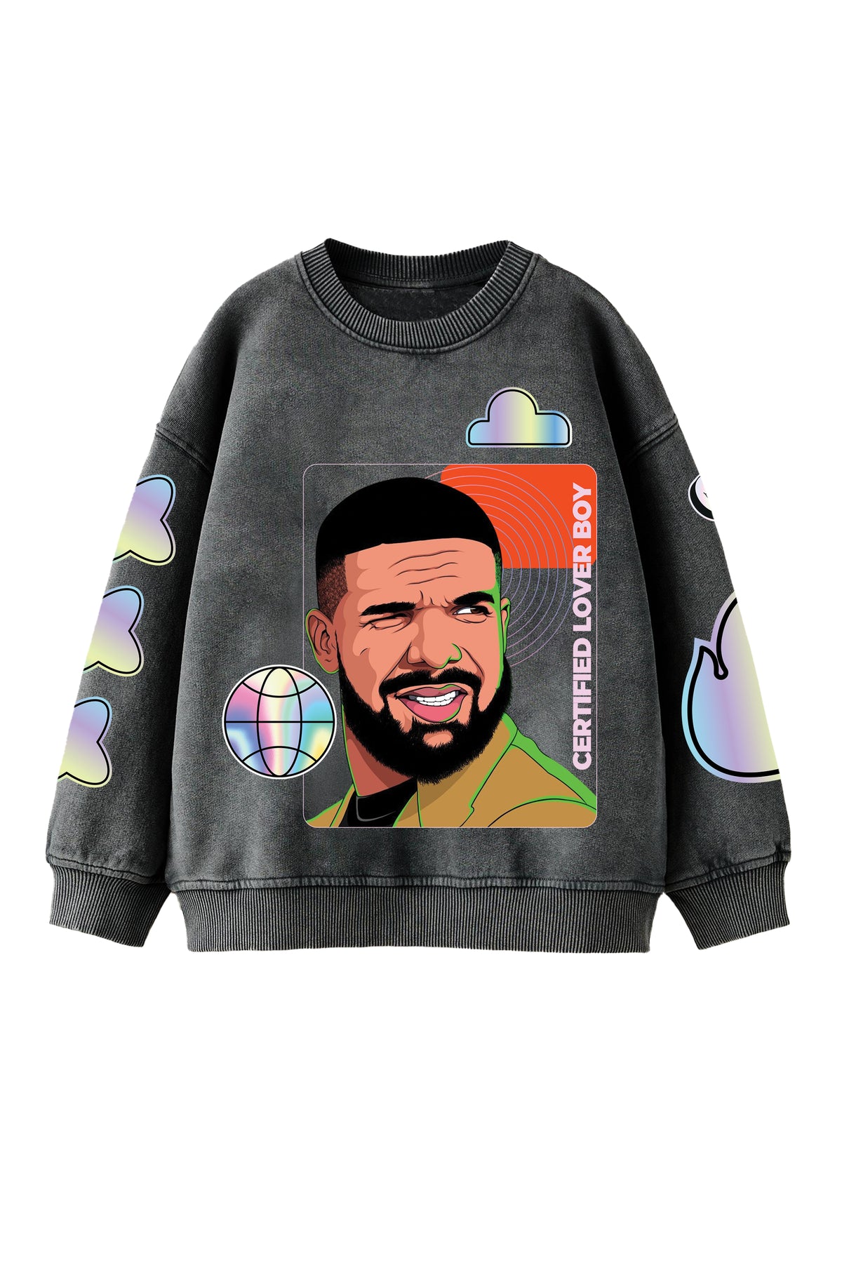 Drake Rug Sweater Drake Designed Oversized Sweatshirt – Beseksy