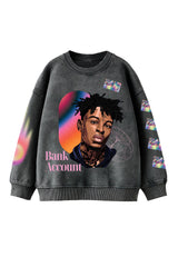 21 Savage Designed Oversized Sweatshirt