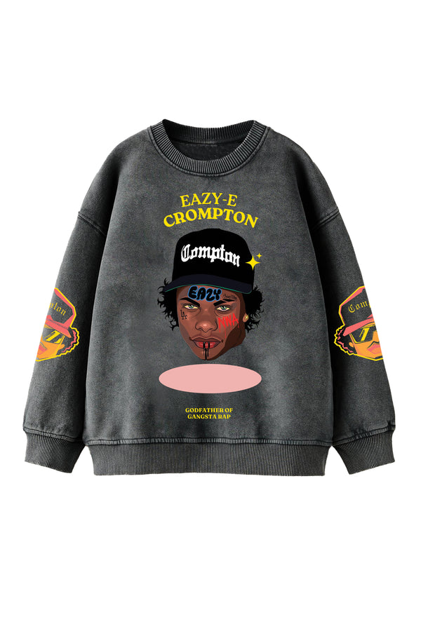 Eazy E Crompton Designed Oversized Sweatshirt