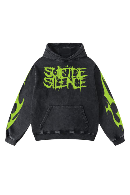 Suicide Silence Designed Oversized Hoodie