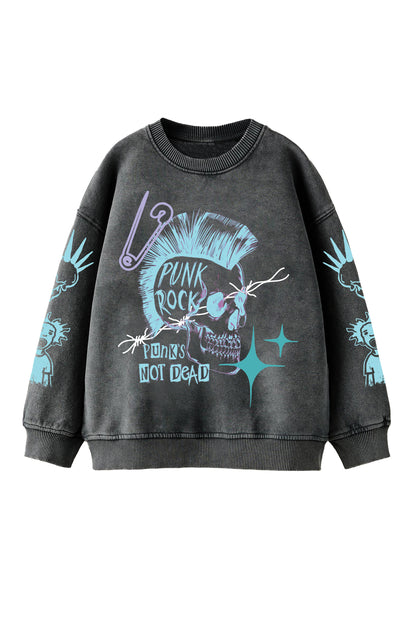 Sex Pistols Designed Oversized Sweatshirt