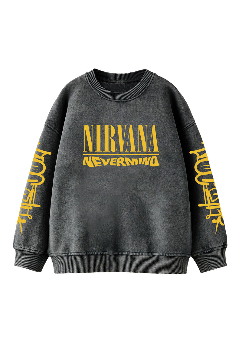 Nirvana Designed Oversized Sweatshirt