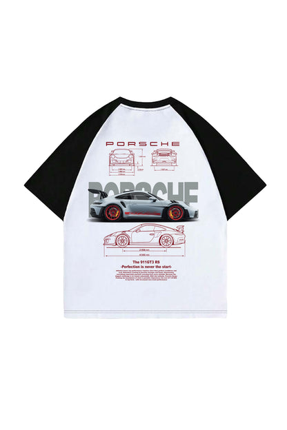 Porsche GT3 RS Designed Drop Shoulder T-shirt