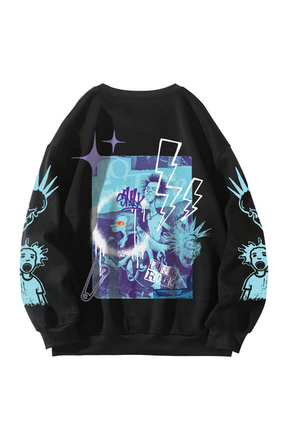 Sex Pistols Designed Oversized Sweatshirt