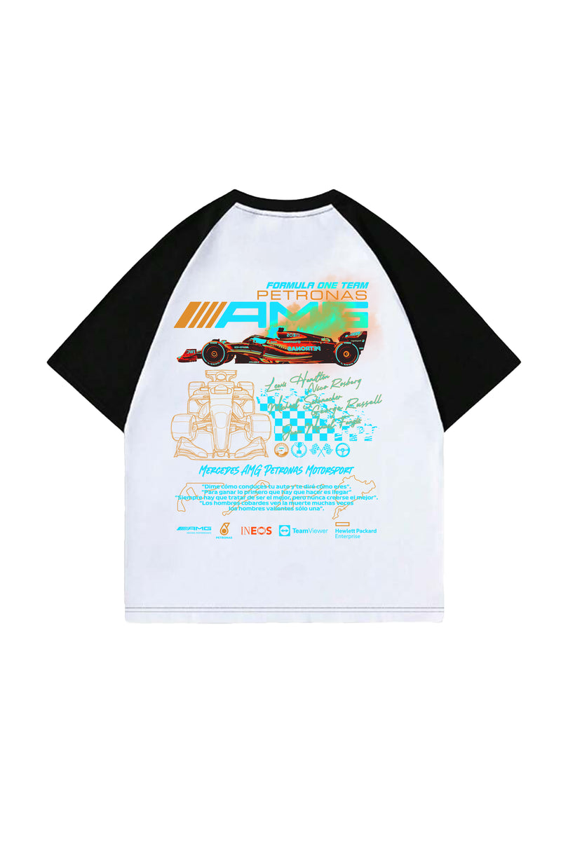 Mercedes AMG Petronas Designed Drop Shoulder T-shirt