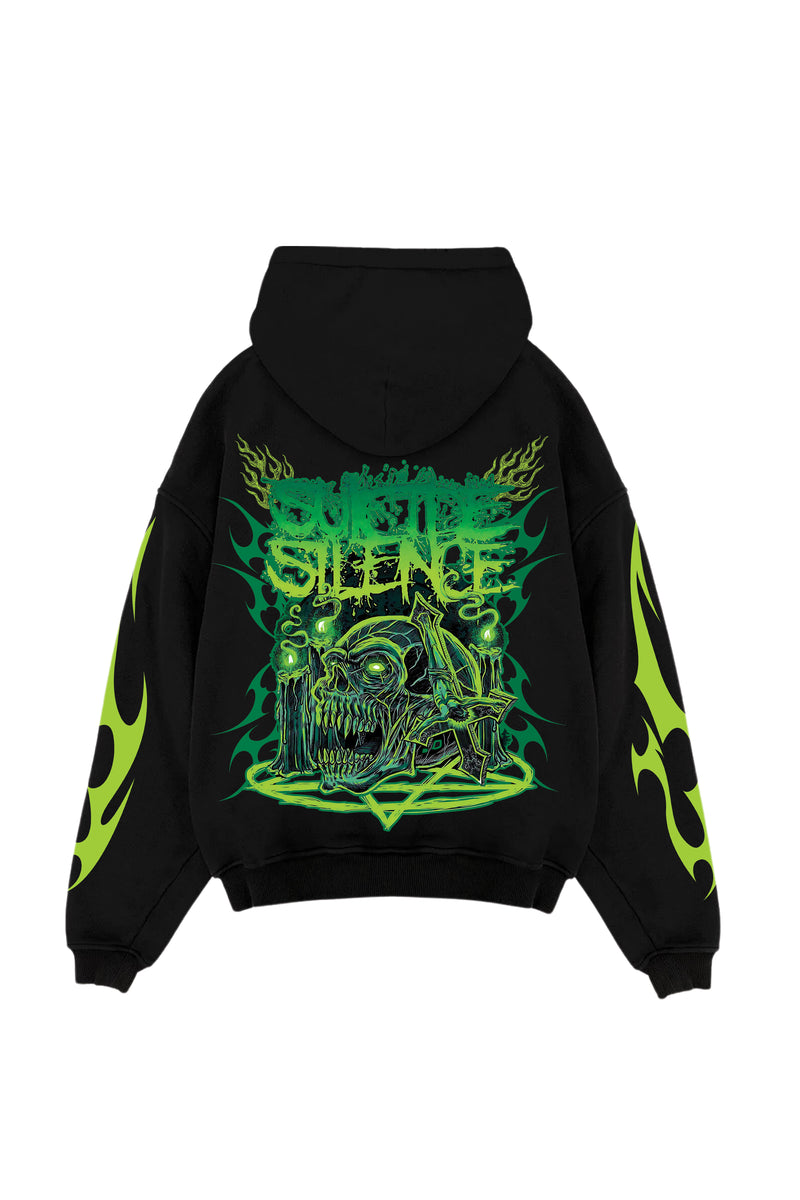 Suicide Silence Designed Oversized Hoodie