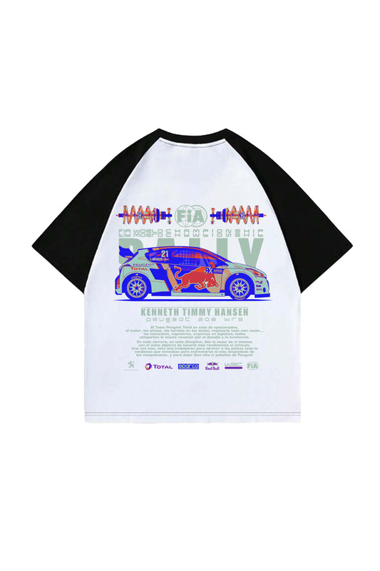 Peugeot 208 WRX Designed Drop Shoulder T-shirt