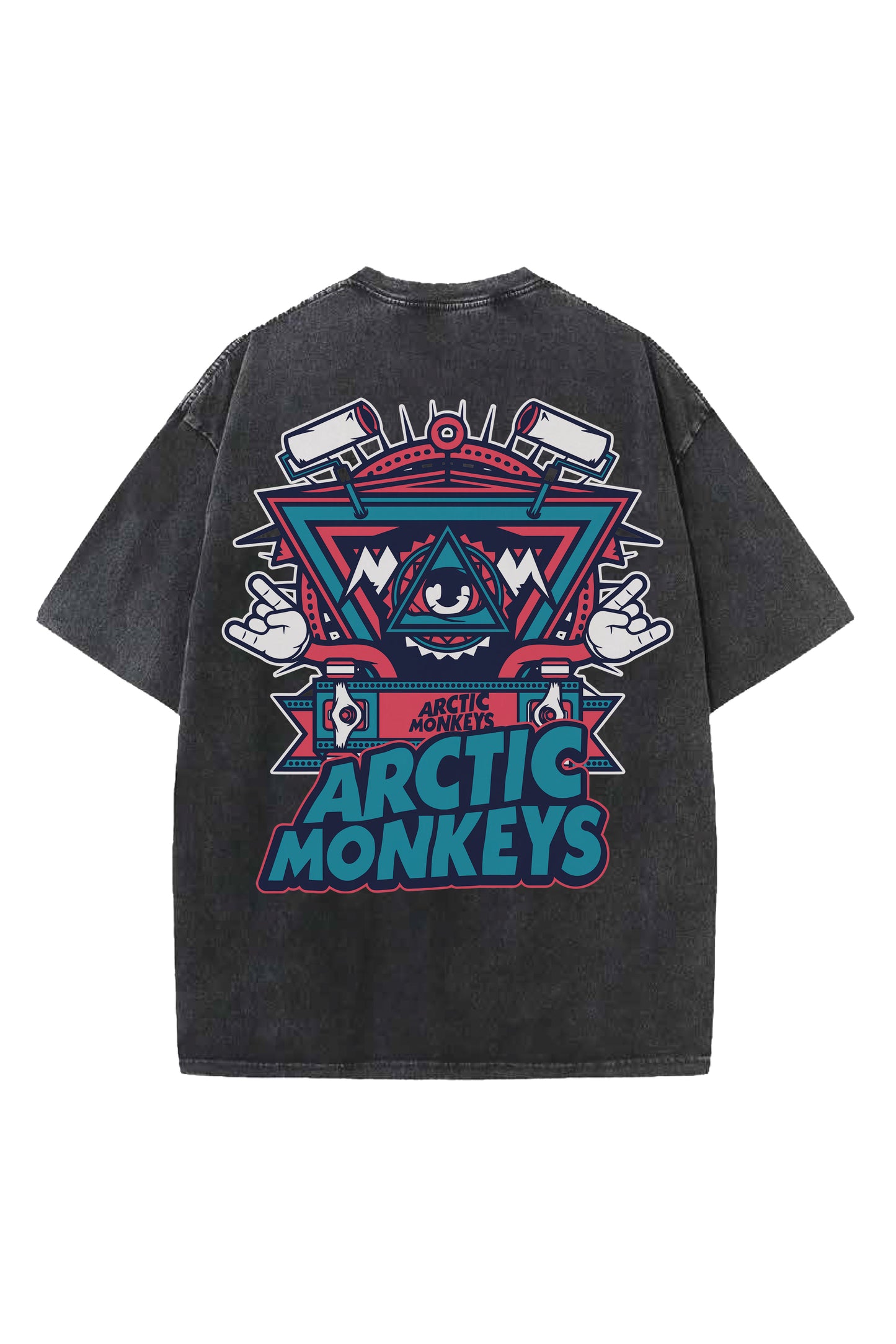 Arctic Monkeys Designed Vintage Oversized T-shirt