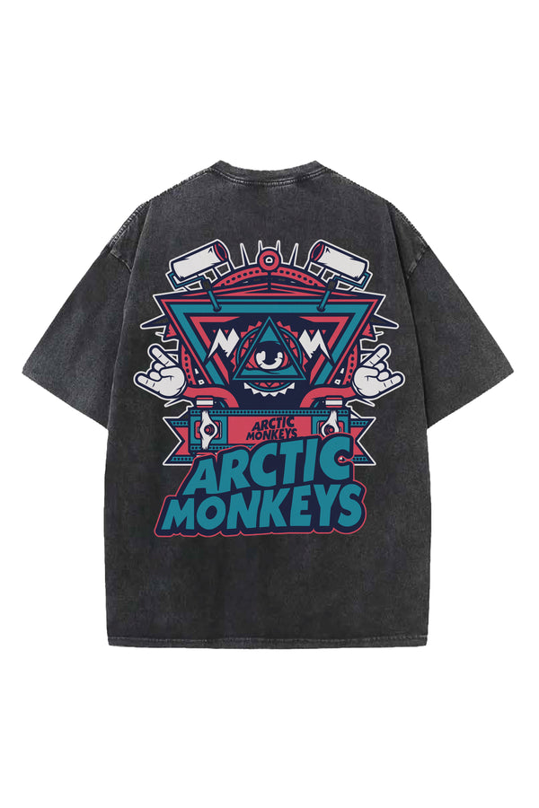 Arctic Monkeys Designed Vintage Oversized T-shirt