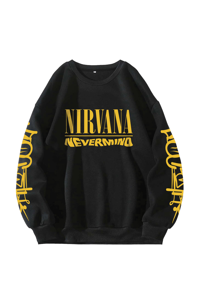 Nirvana Designed Oversized Sweatshirt