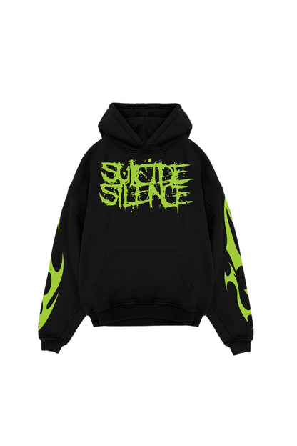 Suicide Silence Designed Oversized Hoodie